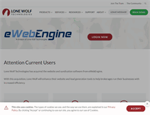 Tablet Screenshot of ewebengine.com